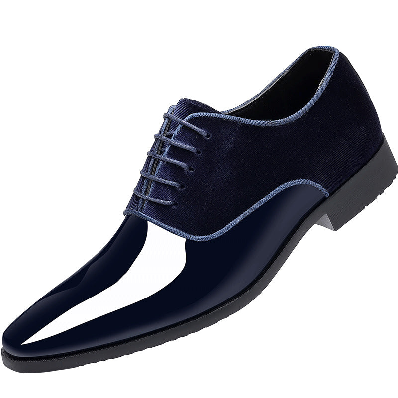 Men's Oxford Patent Leather Formal Business Shoes Lightweight Smart Style - LAKD London