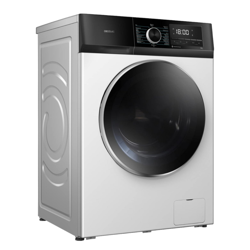 2026 Cecotec Lave-Linge 9Kg Chargement Frontal Bolero Dresscode 9410 Inverter A. 1900W, 1400 tr/min Réglable, 16 Programmes, Faible Consommation d'Énergie, Vapeur, Stérilisation du Linge