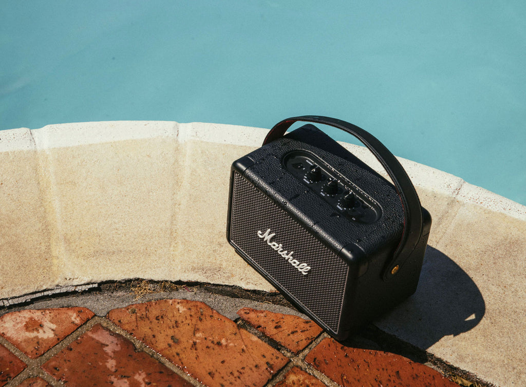2026 2025 Enceinte portable Bluetooth Marshall Kilburn II – Noir, Son puissant, 36W, Autonomie 20+ heures, Résistante à l’eau IPX2