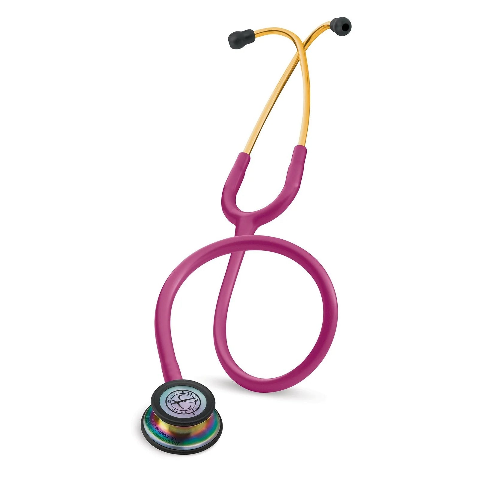 2026 2025 Stéthoscope Littmann Classic III Surveillance : Raspberry Rainbow 5806
