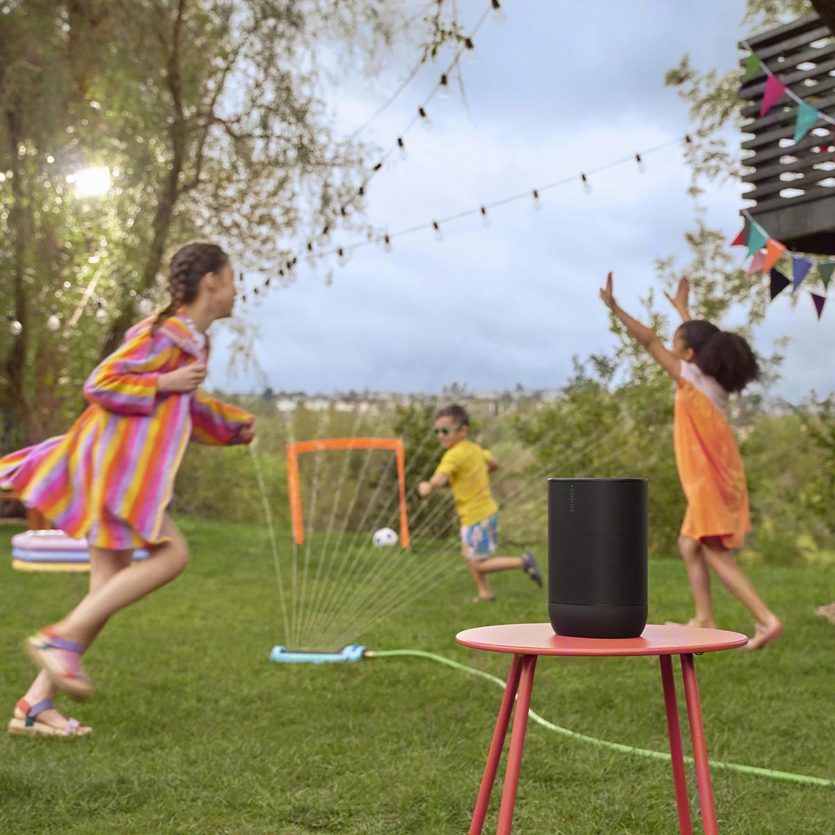 2026 2025 Sonos Move 2 – Enceinte Portable Intelligente avec Batterie 24 Heures, Bluetooth et Wi-Fi, Résistante à l’Eau (Noir)
