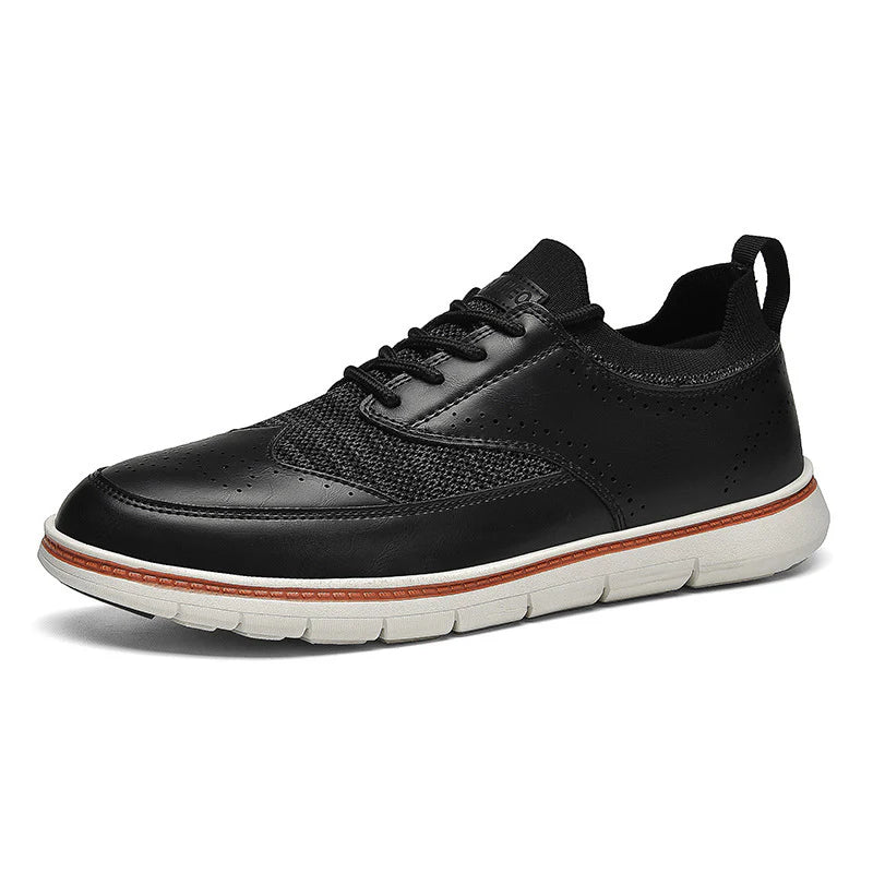 2026 Men's British Leather Shoes Casual Fashion Comfortable Business Style