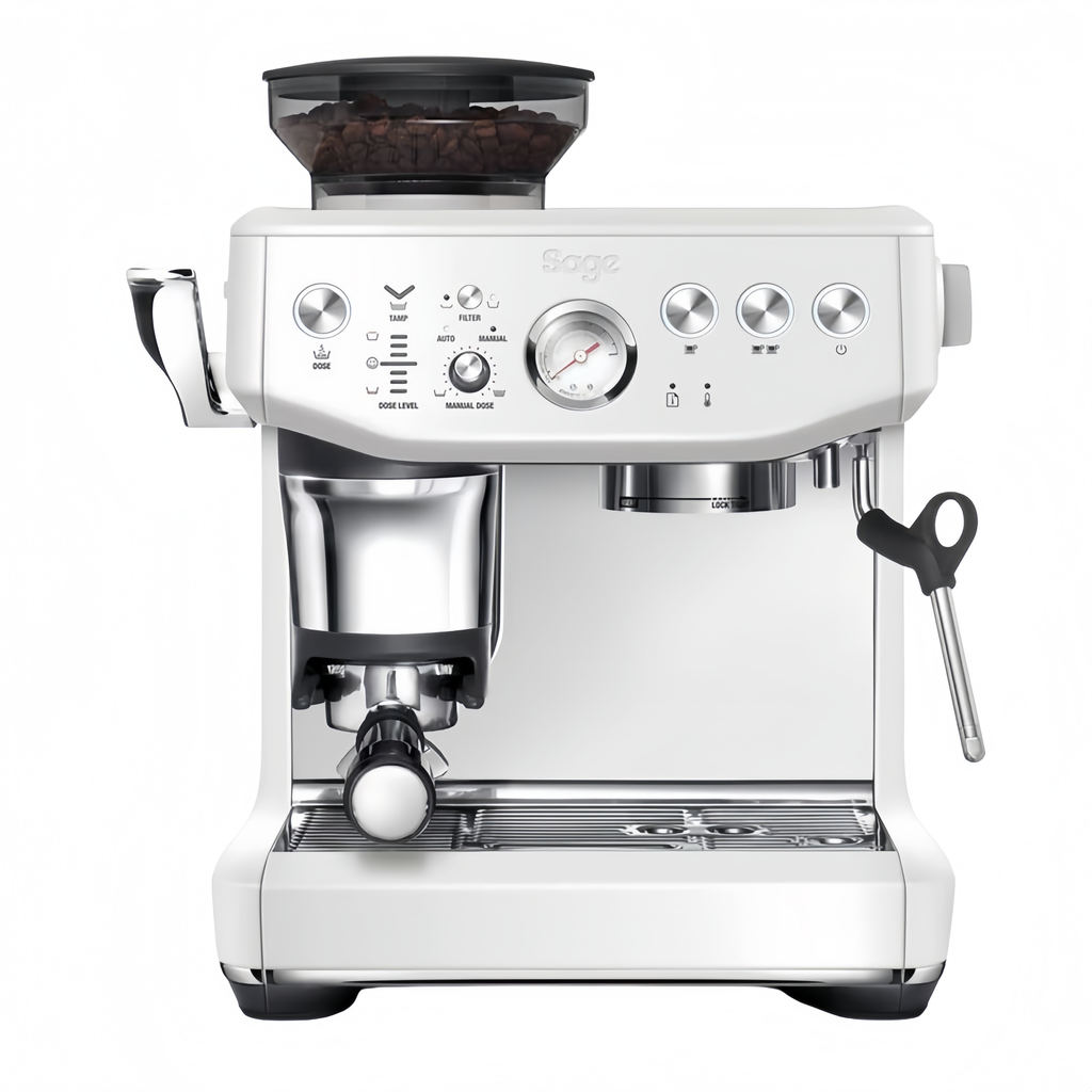 2026 2025 Machine à Café Expresso avec Broyeur Intégré & Mousseur à Lait – Sage Barista Express Impress – Acier Inoxydable Brossé, Expérience Barista à Domicile