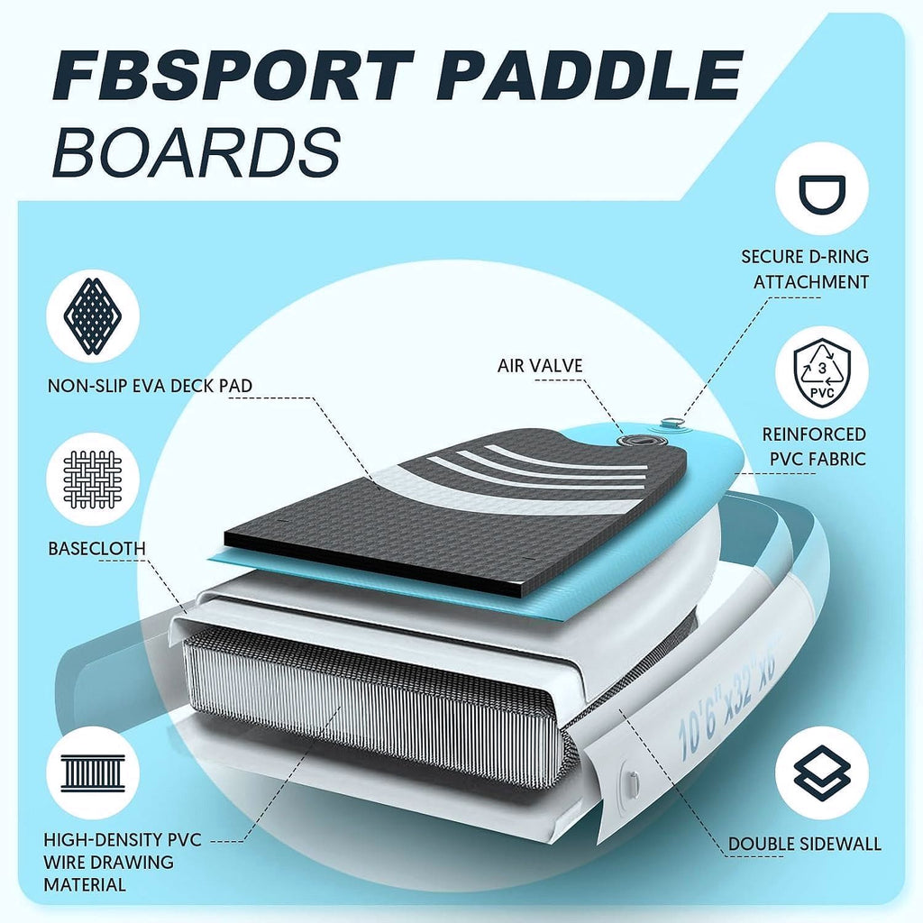 2026 Premium Stand Up Paddle Board, Yoga Board with Durable SUP Accessories & Carry Bag | Wide Stance, Surf Control, Non-Slip Deck, Leash, Paddle and Pump for Youth & Adult
