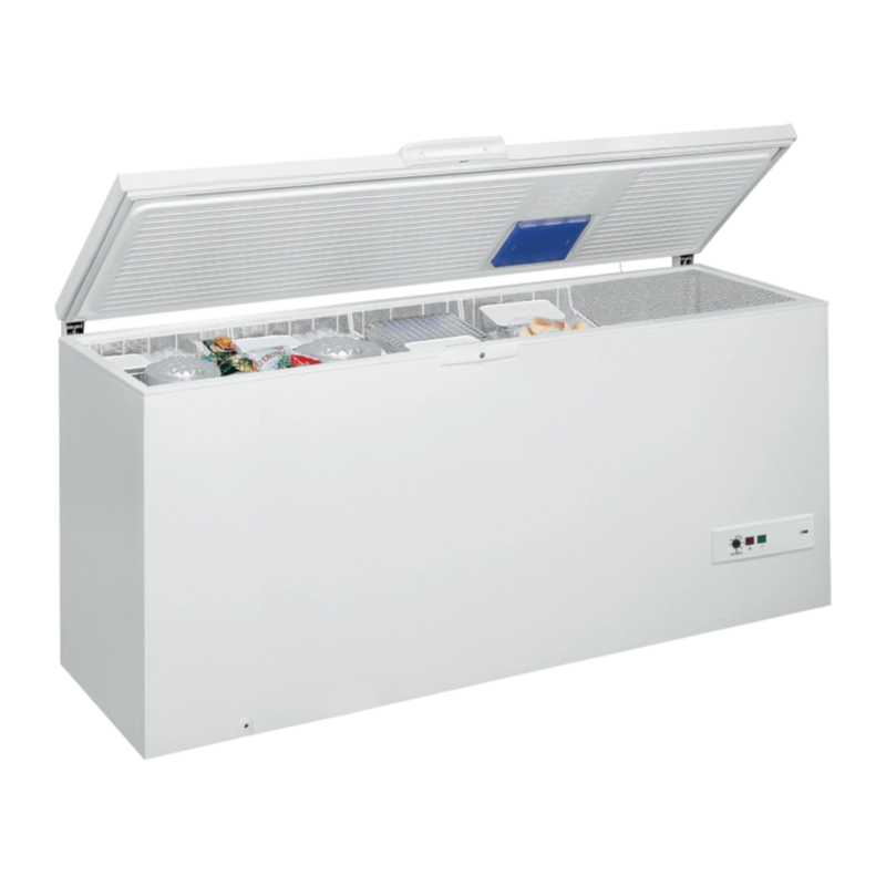 2026 Congélateur coffre Whirlpool WHM4611 - Froid statique / 437 litres / Blanc / A+ / Pose libre