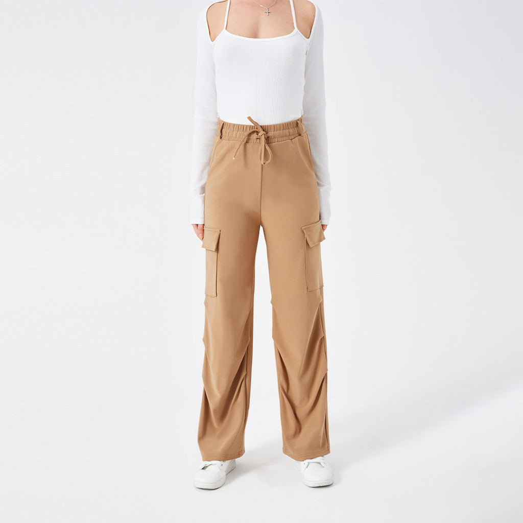 Women's Luxury Wide Leg Pants Casual Relaxed Fit - LAKD London