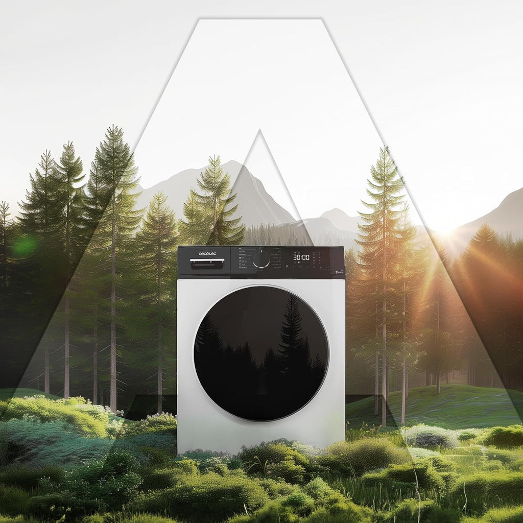2026 Cecotec Lave-linge 10Kg Bolero DressCode 10610 Inverter Steel A. Chargement Frontale, 1400 RPM, Steam Max, Motor Inverter Plus, 15 Programmes, OnSmart, Stop&Go, Caoutchouc Antibactérien, Drum Clean