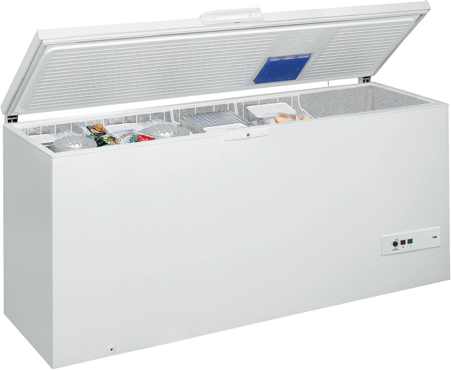 2026 Congélateur coffre Whirlpool WHM4611 - Froid statique / 437 litres / Blanc / A+ / Pose libre