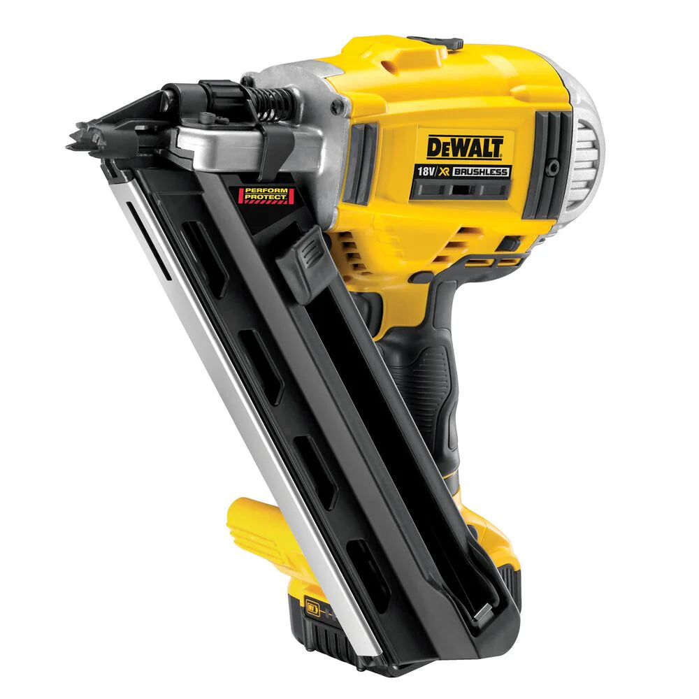 2026 18V/2x5Ah Zwei-Stufen Akku-Nagler&Klammergeräte 90mm (DeWALT DCN692P2-QW)