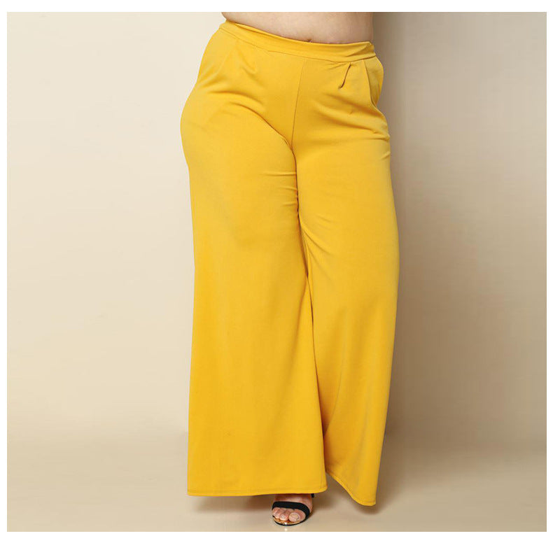 Women's Premium Knitted Wide Leg Pants Soft Stretch Fit - LAKD London