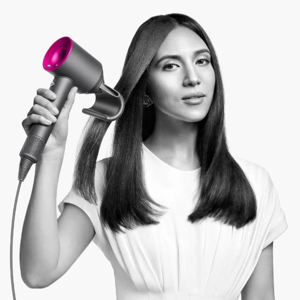 2026 2025 Sèche-Cheveux Dyson Supersonic™ HD07 Reconditionné (Excellent) avec Garantie Dyson – Couleur Fer + Fuchsia