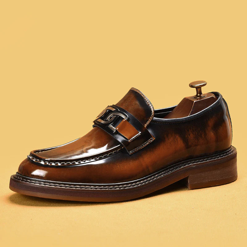 2026 Men's Business Casual Horsebit Buckle Loafers British Style