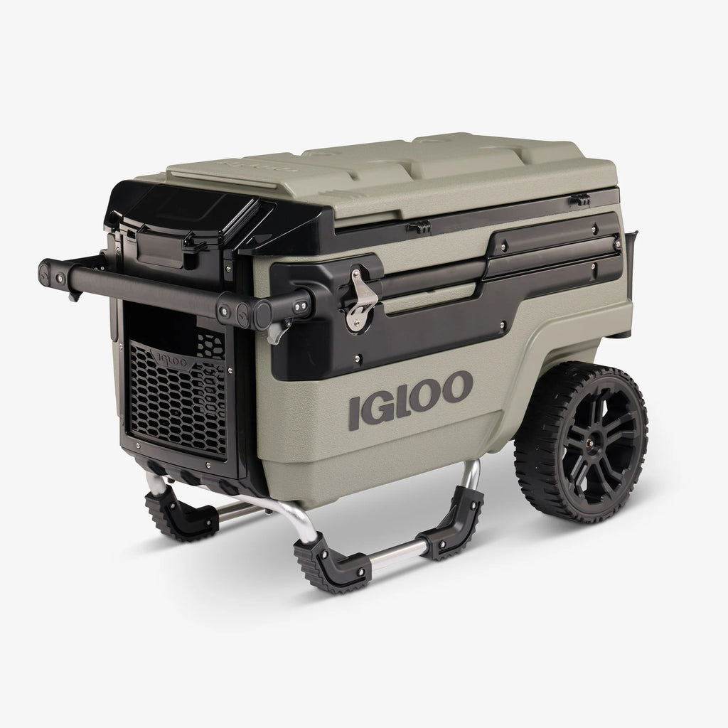 2026 2025 Glacière Trailmate® Journey 70 Qt – Grand Modèle Tout-Terrain avec Roues Lisses, Poignée Télescopique et Isolation THERMECOOL™