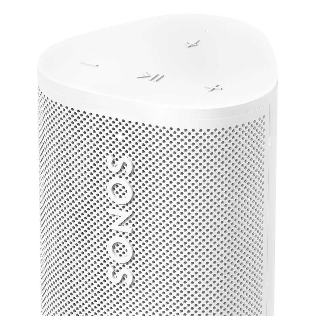 2026 2025 Sonos Roam 2 – Enceinte Portable Bluetooth Blanche, Étanche IP67, Batterie 10 Heures, Wi-Fi et Bluetooth, Son Puissant et Polyvalent