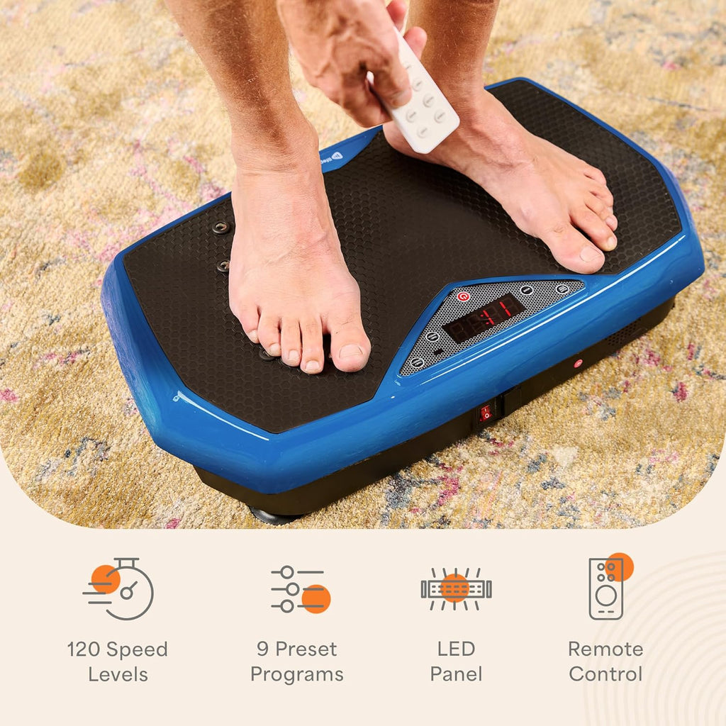 2026 2025 Lifepro Plateforme Vibrante d’Exercice avec Points d’Acupuncture Magnétiques - Plateforme Vibrante pour Tout le Corps pour Débutants et Récupération - Massage Drainage Lymphatique pour Tonification Musculaire et Fitness Général