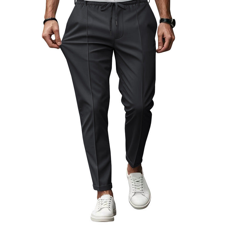 Pantalon coupe ajustée fuselé chic décontracté pour homme