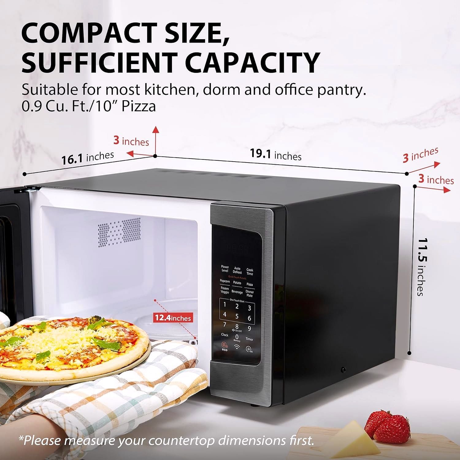 2026 TOSHIBA ML-EC42P(SS) Four micro-ondes combiné 4-en-1 pour plan de travail