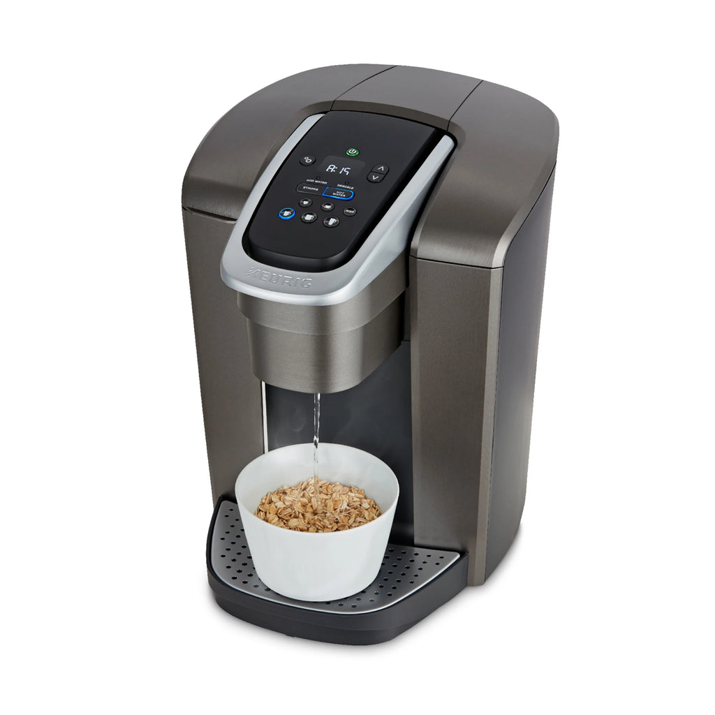 2026 2025 Keurig K-Elite – Machine à Café à Dosettes K-Cup à Portion Unique, Finition Brossée Slate, Programmable pour Café Chaud et Glacé
