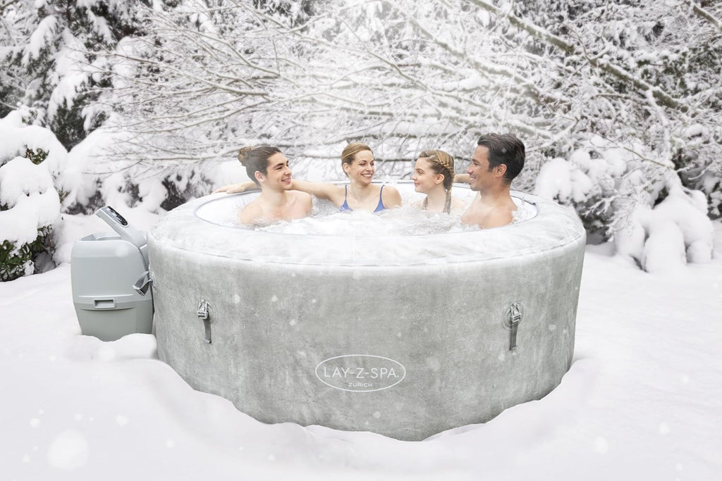 2026 Spa gonflable rond BESTWAY Lay-Z-Spa® Miami Airjet™ 2 - 4 personnes