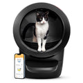 2026 2025 Whisker Litter-Robot 4 avec Marchepied – Bac à Litière Automatique Auto-nettoyant pour Chats, Noir, Technologie Avancée pour un Confort Optimal et Contrôle Intelligent des Déchets