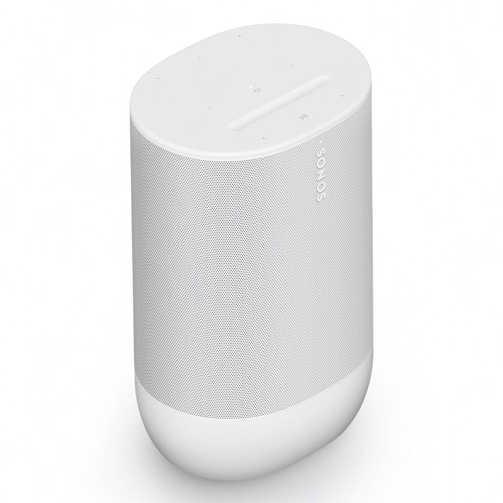 2026 2025 Sonos Move 2 – Enceinte Portable Intelligente Blanche avec Batterie 24 Heures, Bluetooth et Wi-Fi, Résistante à l’Eau, Son Stéréo Puissant et Commande Vocale