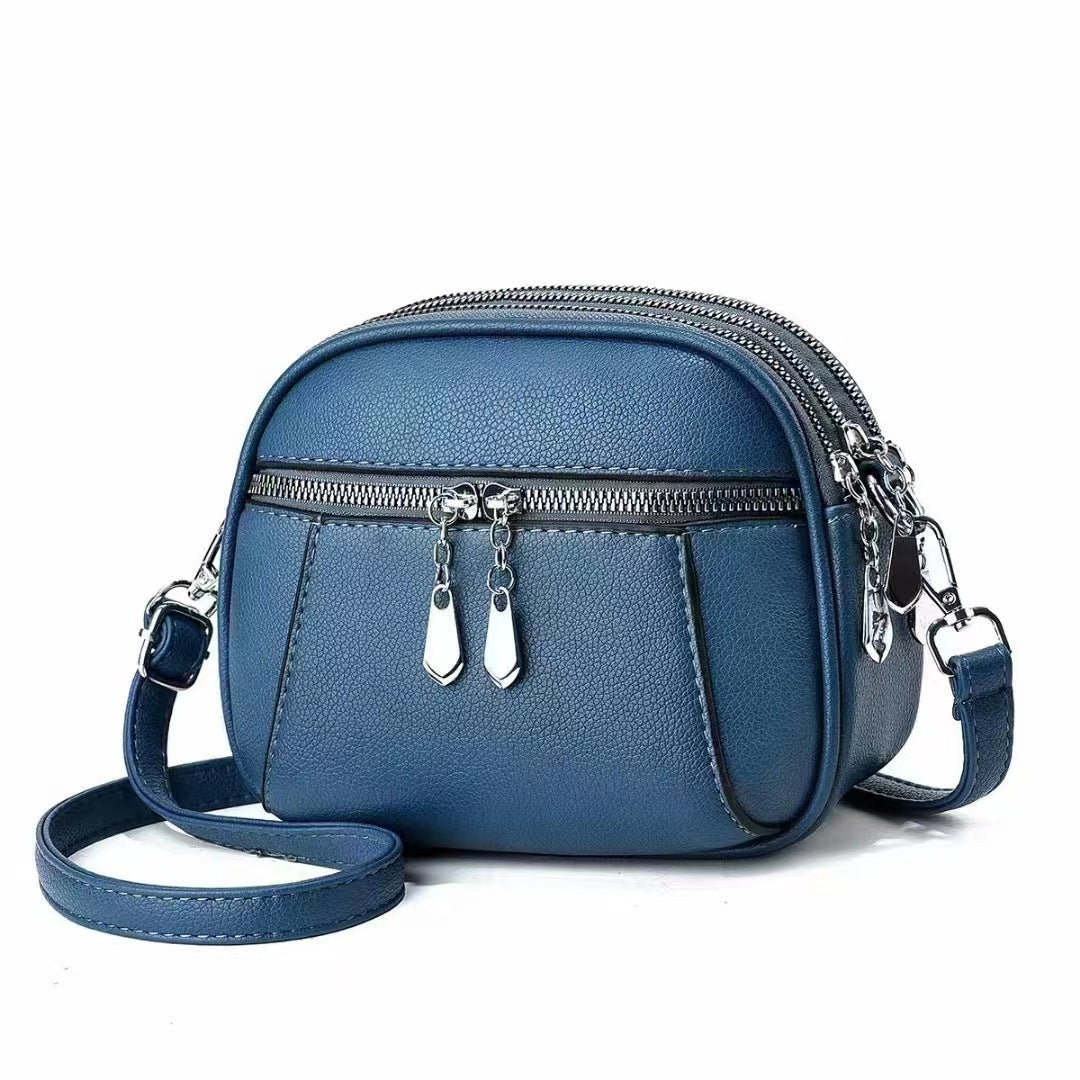 Women's Round Shoulder Multi Pocket Large Capacity Crossbody Bag - LAKD London