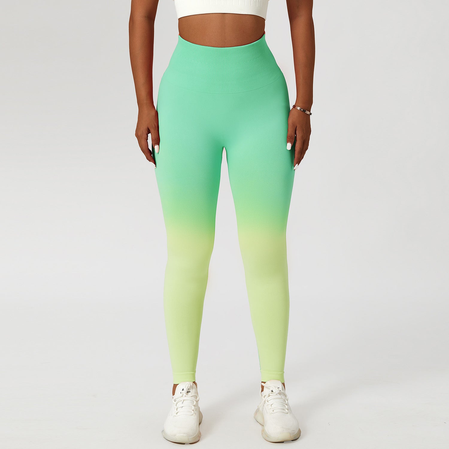 Women's Gradient High Waist Sports Leggings For Fitness Yoga Outdoor - LAKD London