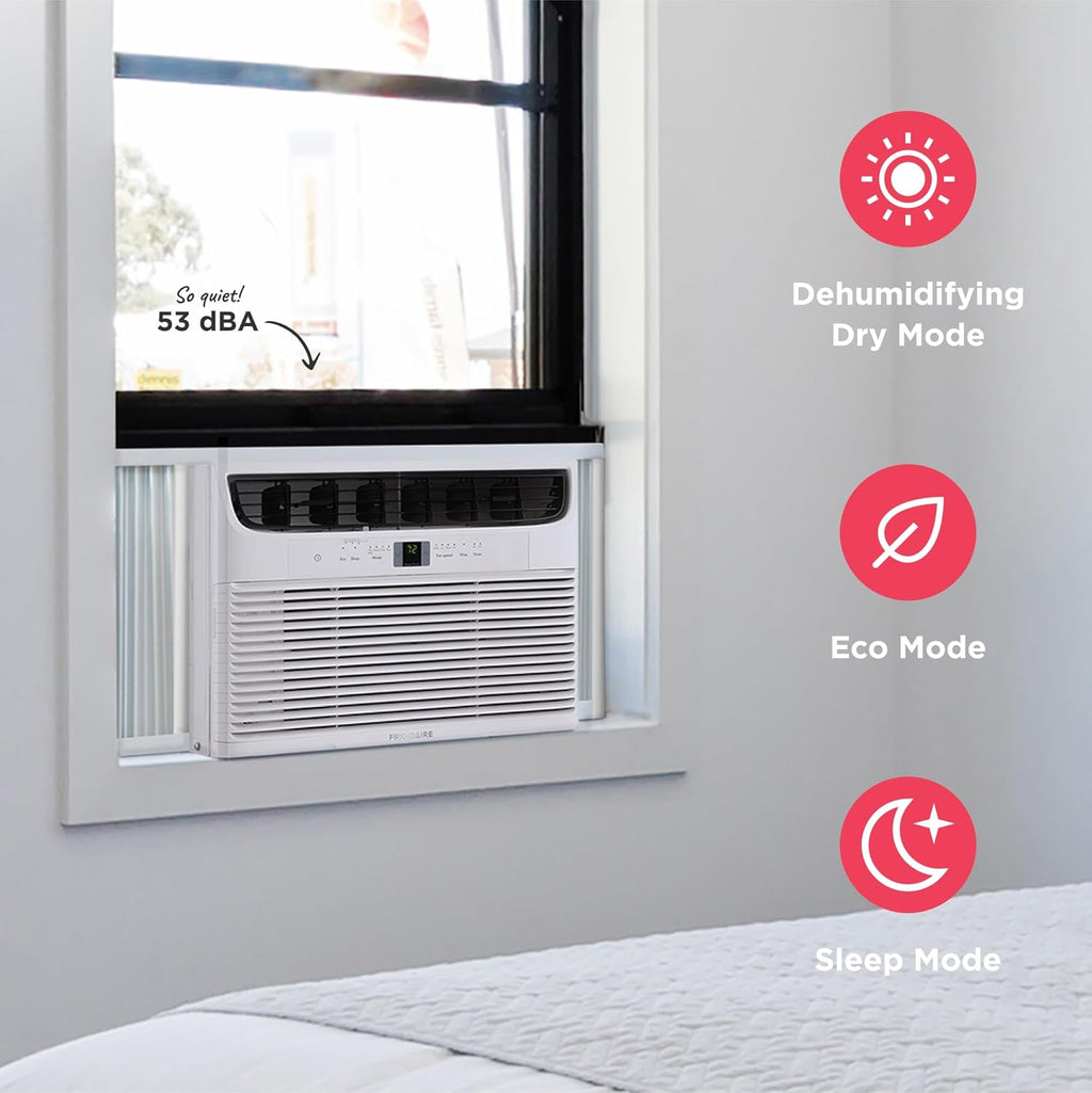 2026 2025 Climatiseur de Fenêtre Frigidaire 5 000 BTU – Refroidissement Efficace jusqu’à 23 m², Fonctionnement Silencieux, Commande Facile