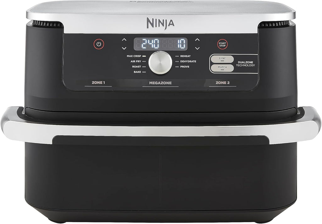 2026 2025 NINJA Foodi AF500EU – Friteuse à Air Chaud FlexDrawer 10,4 L, Double Zone avec Séparateur Amovible, 7 Fonctions de Cuisson – Édition Limitée Haute Performance