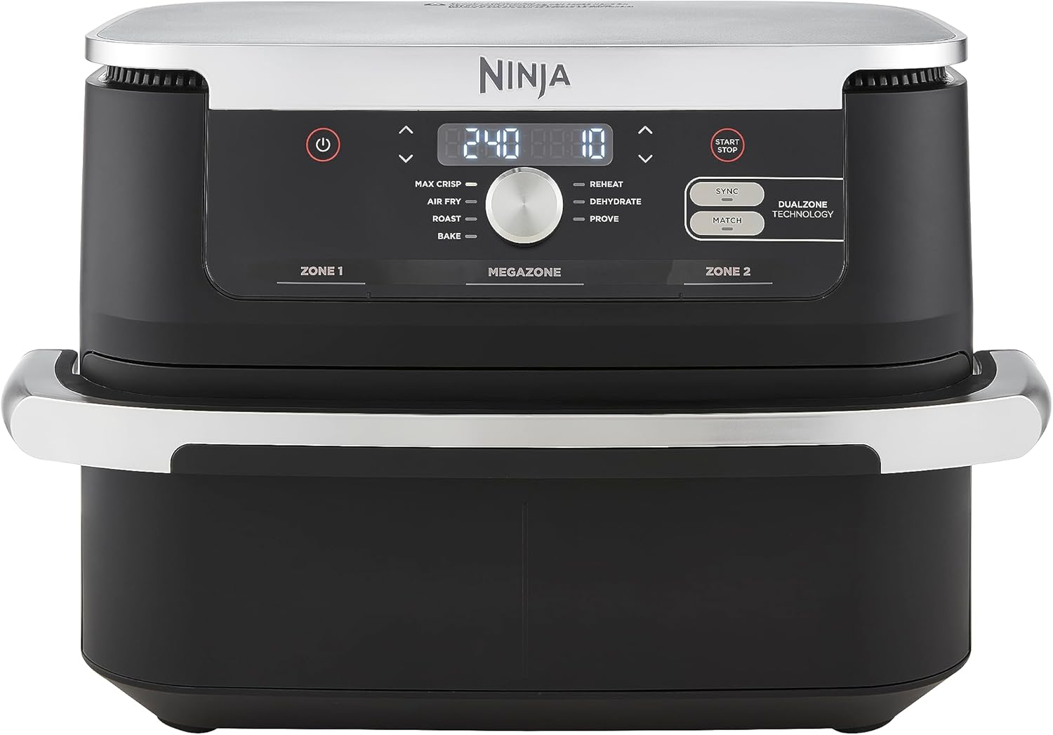 2026 2025 NINJA Foodi AF500EU – Friteuse à Air Chaud FlexDrawer 10,4 L, Double Zone avec Séparateur Amovible, 7 Fonctions de Cuisson – Édition Limitée Haute Performance