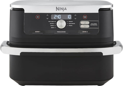 2026 2025 NINJA Foodi AF500EU – Friteuse à Air Chaud FlexDrawer 10,4 L, Double Zone avec Séparateur Amovible, 7 Fonctions de Cuisson – Édition Limitée Haute Performance