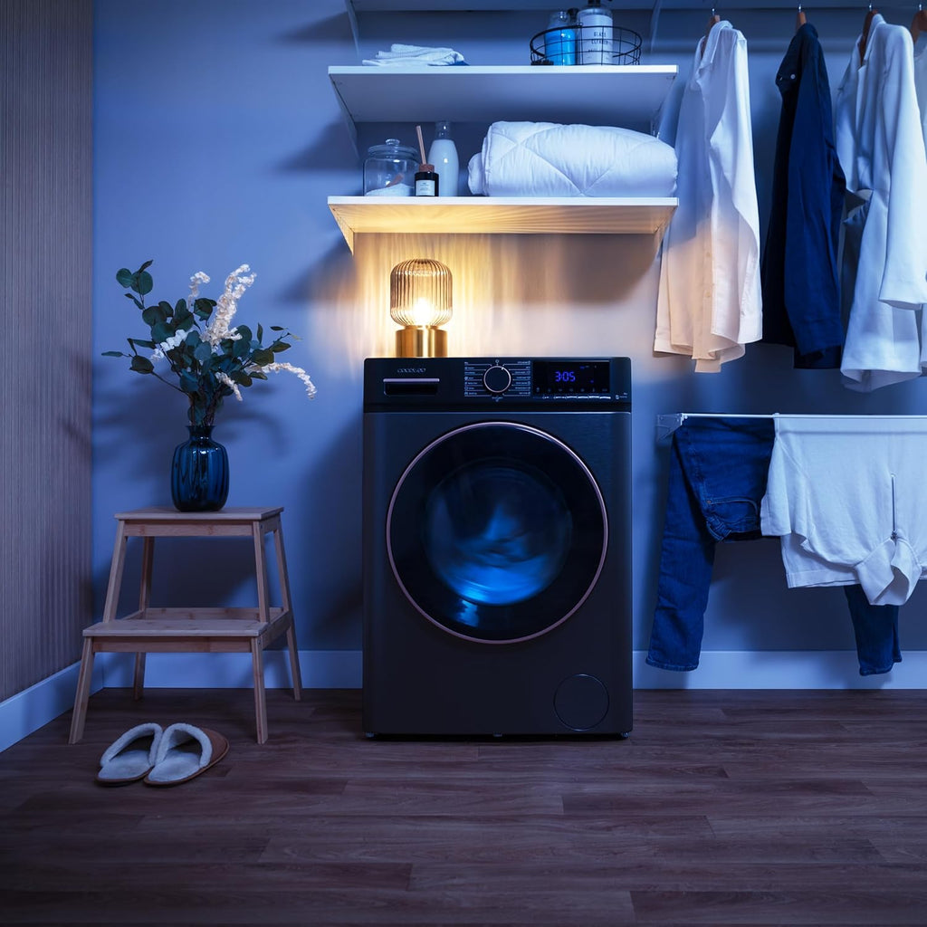 2026 Cecotec Lave-linge 10Kg Bolero DressCode 10610 Inverter Steel A. Chargement Frontale, 1400 RPM, Steam Max, Motor Inverter Plus, 15 Programmes, OnSmart, Stop&Go, Caoutchouc Antibactérien, Drum Clean