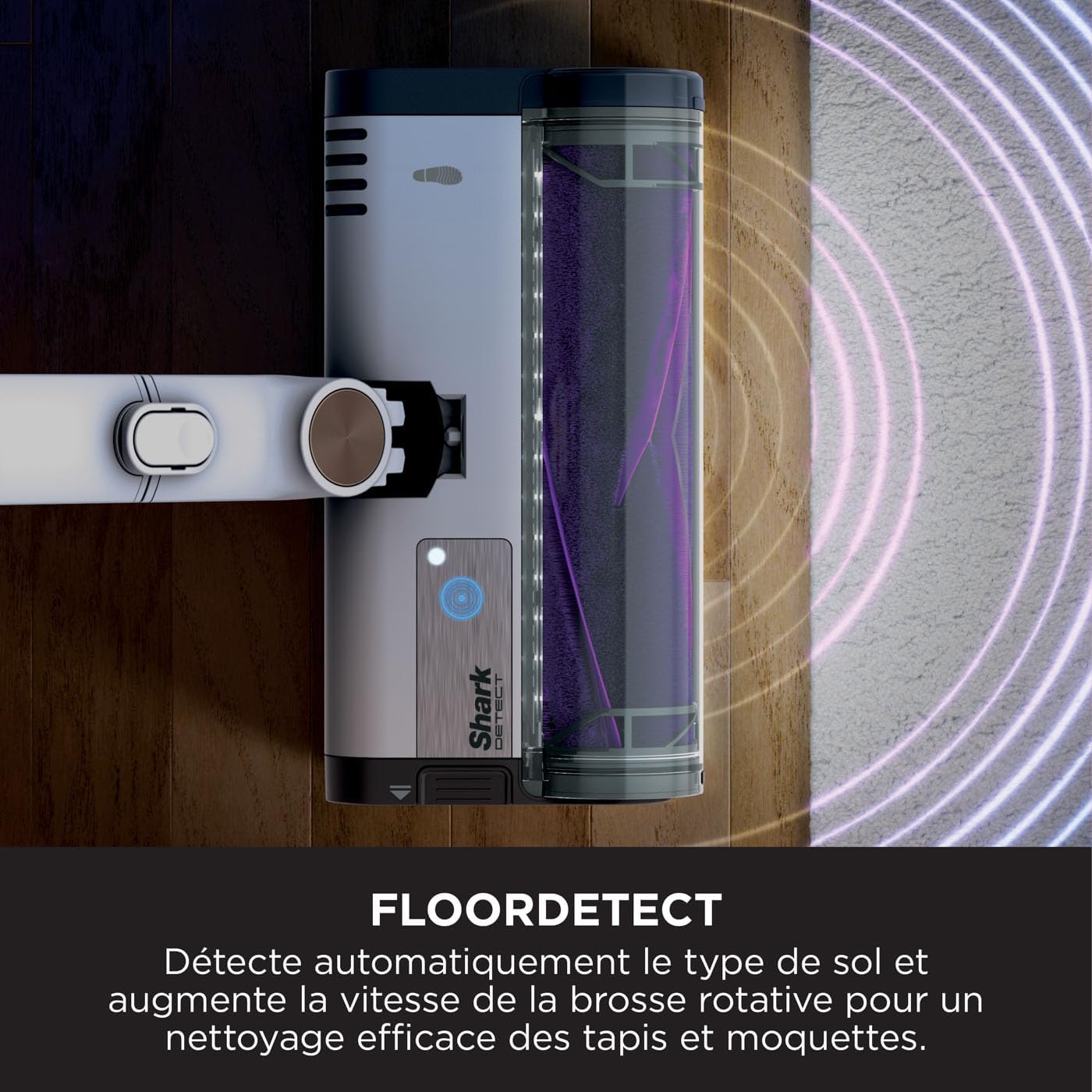 2026 Shark Detect Clean & Empty IW3612AMZEU, Aspirateur sans Fil, Blanc, 240 W, 2 liters