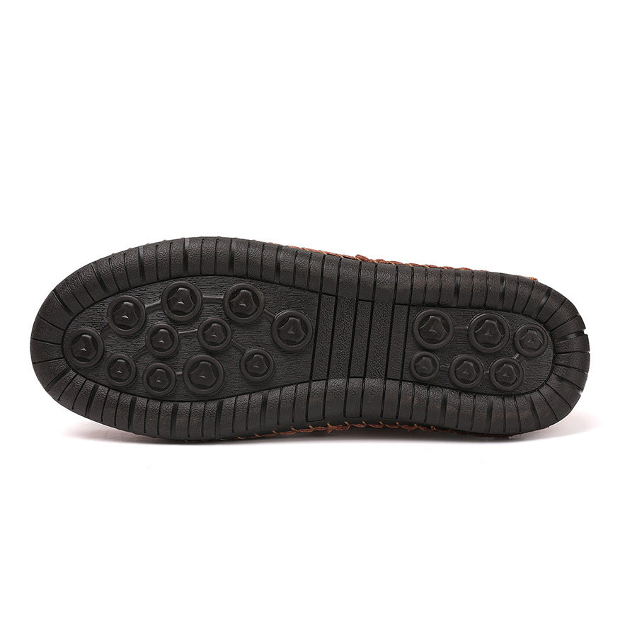 Mocassins léger en cuir confort pour homme