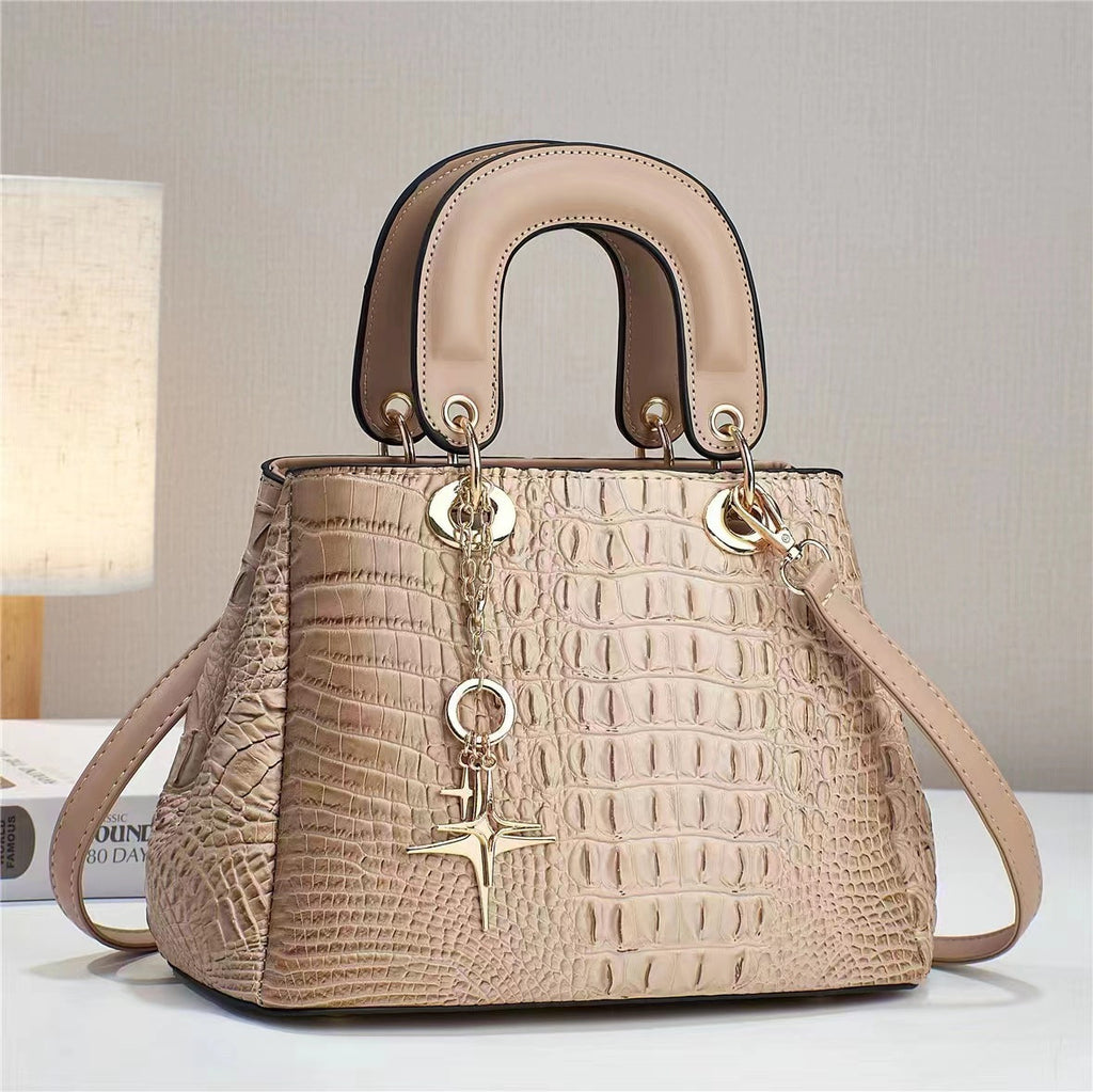 Sac besace élégant brillant PU pour femme