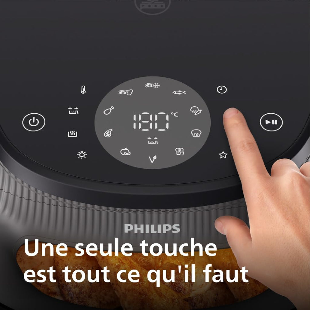 2026 2025 Friteuse à air Philips série 3000 7,2 L, fenêtre de cuisson, friteuse 16 en 1