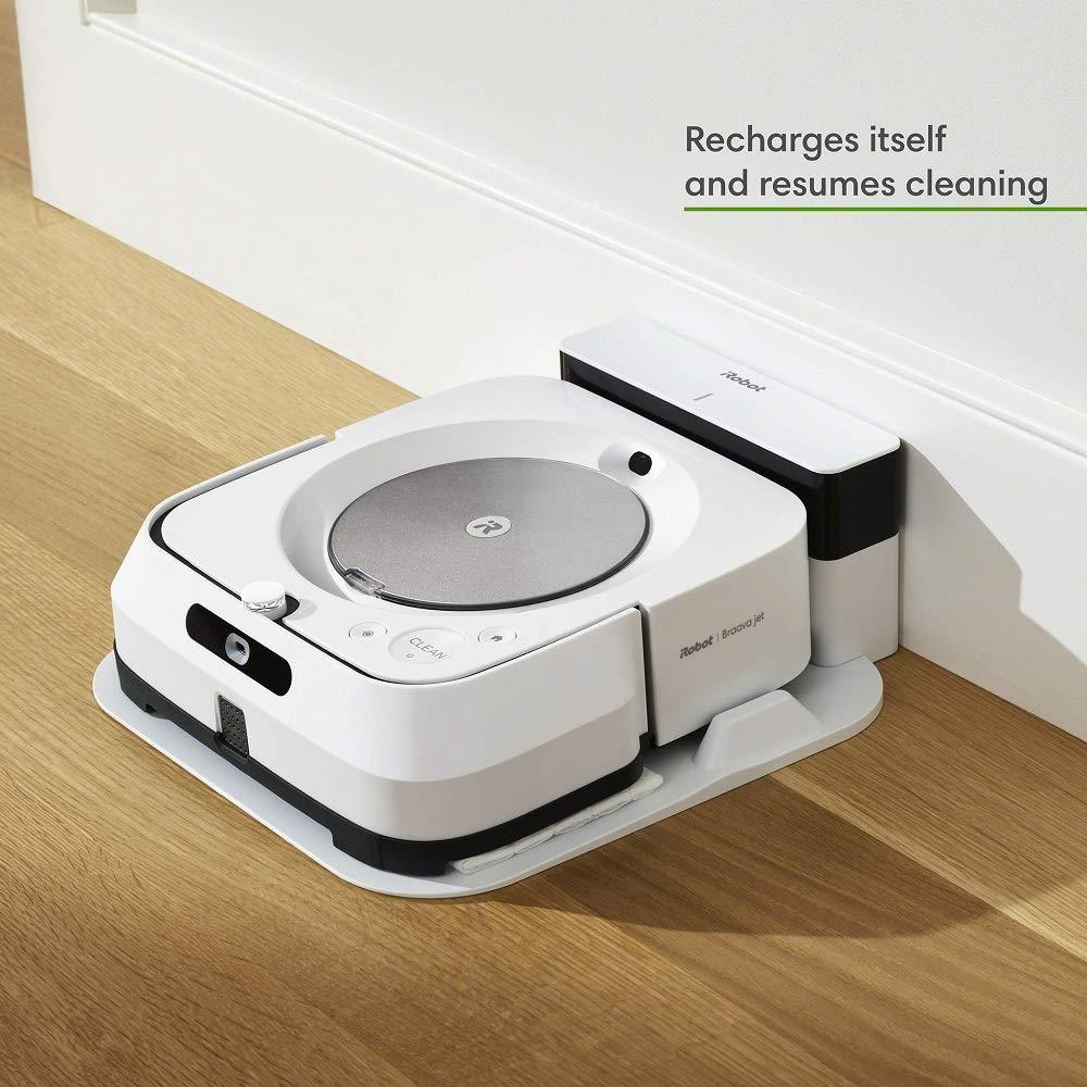 2026 2025 iRobot Braava jet M6 – Robot laveur de sol connecté Wi-Fi avec navigation intelligente, contrôle vocal et application mobile