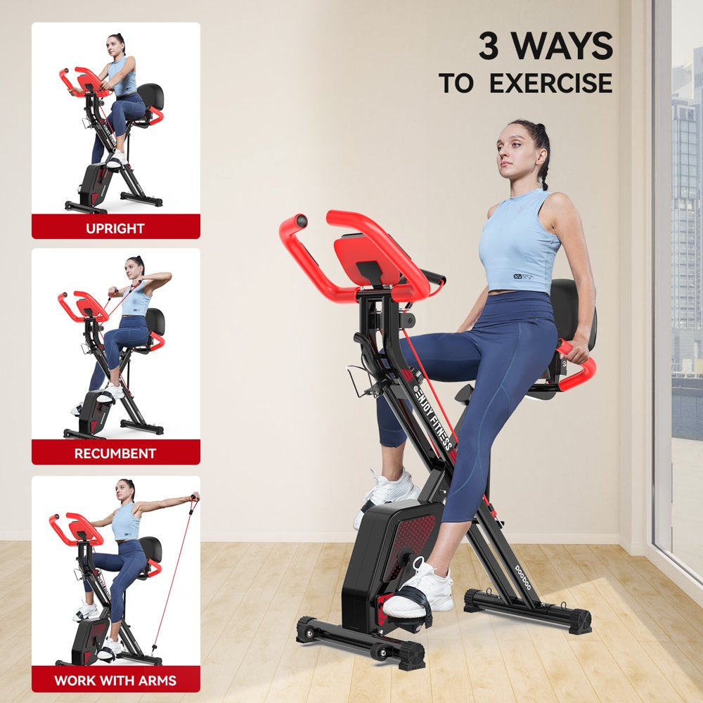 2026 Pooboo 3 In 1 Faltbare Heimtrainer Indoor Cycling Bike Workout 300Lb