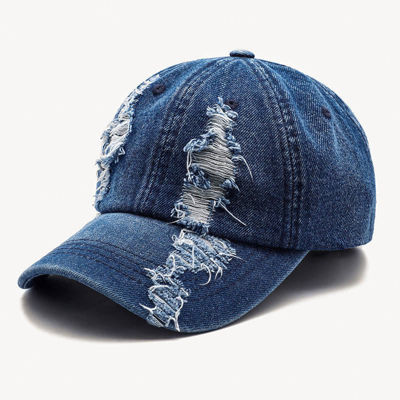 Men's Washed Vintage Baseball Cap Casual Cowboy Style Cotton - LAKD London