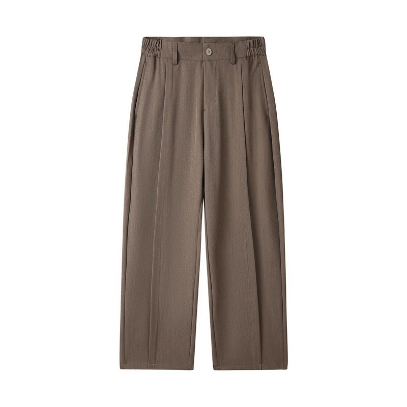 Pantalon polyvalent coupe ample droit décontracté fluide pour homme