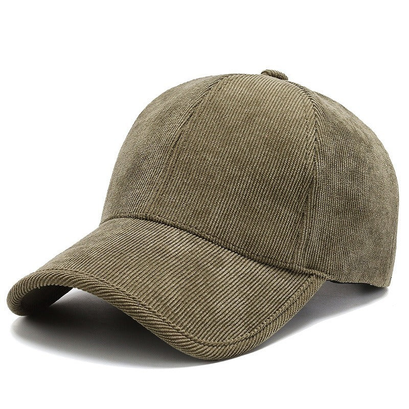 2026 Casual Corduroy Baseball Cap Adjustable Everyday Unisex Style