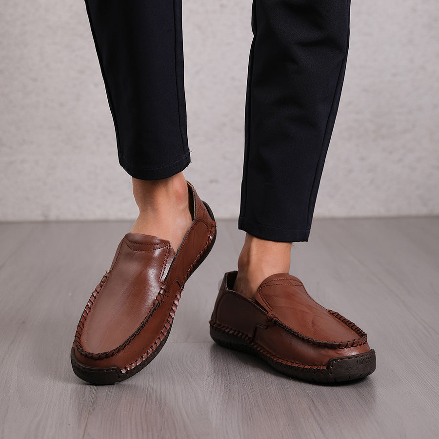 Mocassins léger en cuir confort pour homme