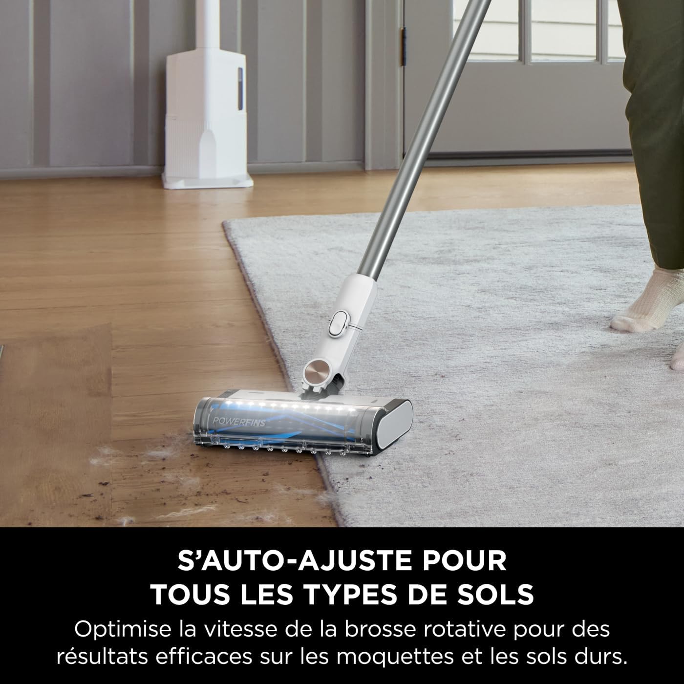 2026 Shark Detect Clean & Empty IW3612AMZEU, Aspirateur sans Fil, Blanc, 240 W, 2 liters