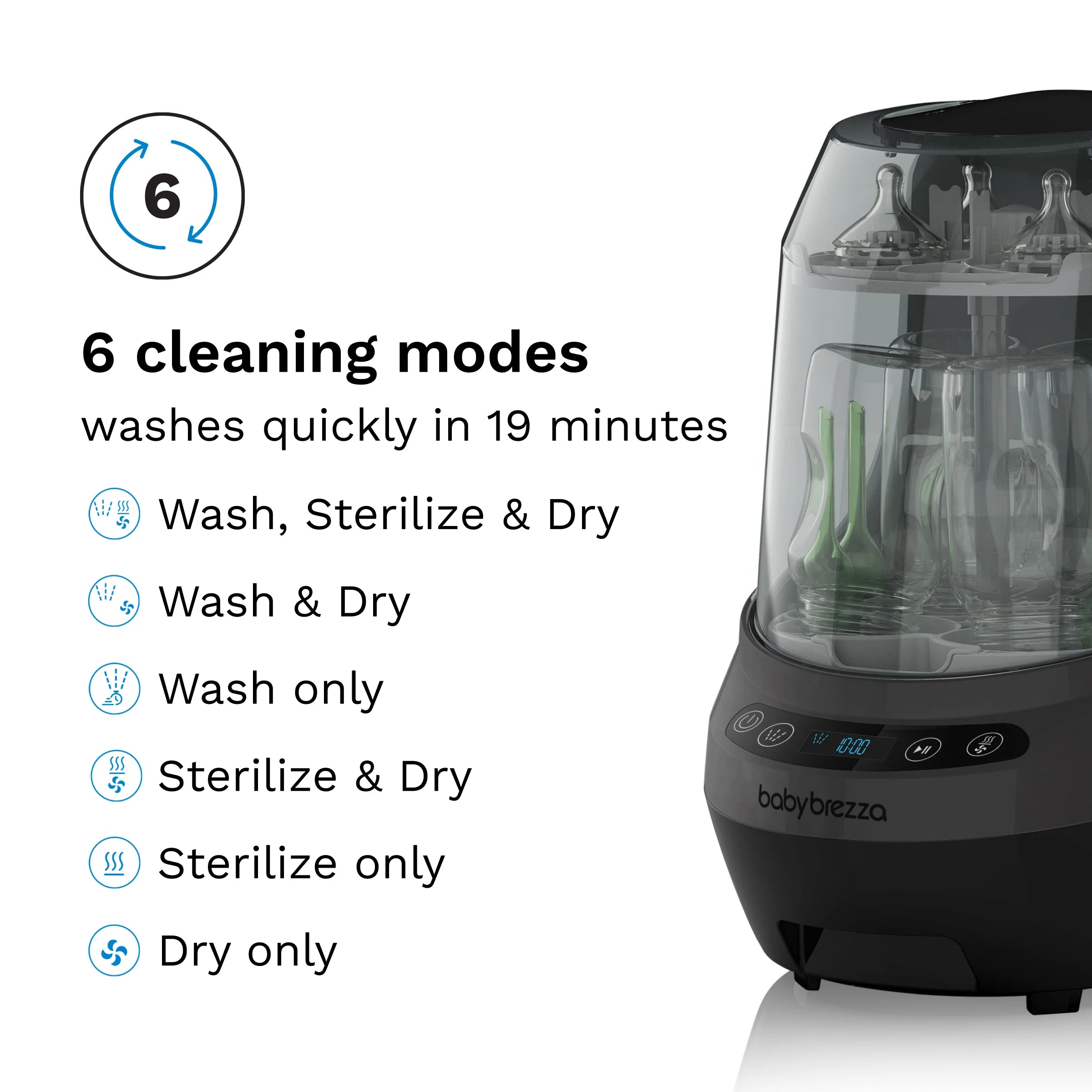 2026 2025 Bottle Washer Pro – Lave-biberon Tout-en-Un avec Stérilisateur et Séchoir pour Bébé