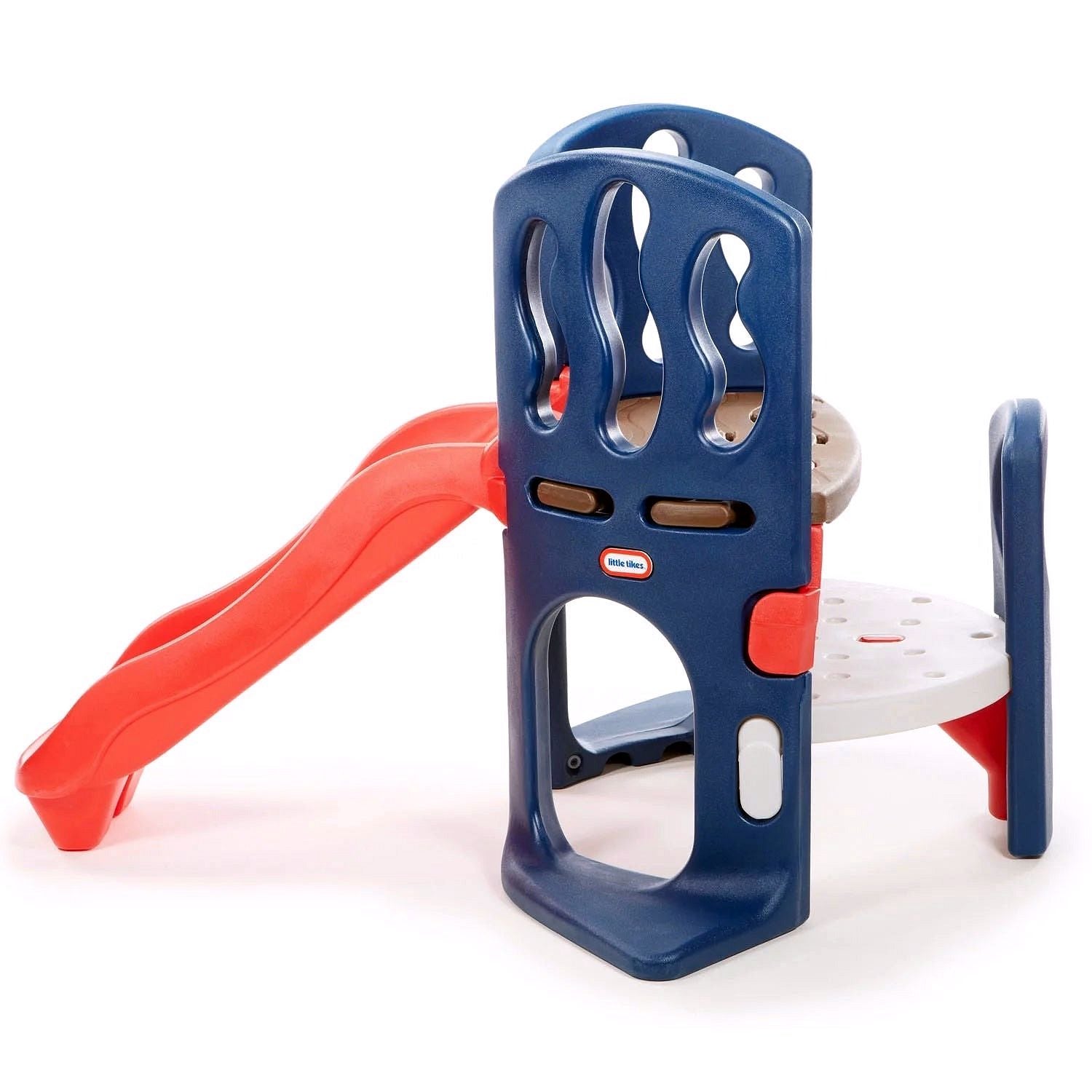 2026 Little Tikes Hide & Slide – Jouet d’escalade et toboggan – Bleu & Rouge, pour enfants de 2 à 6 ans