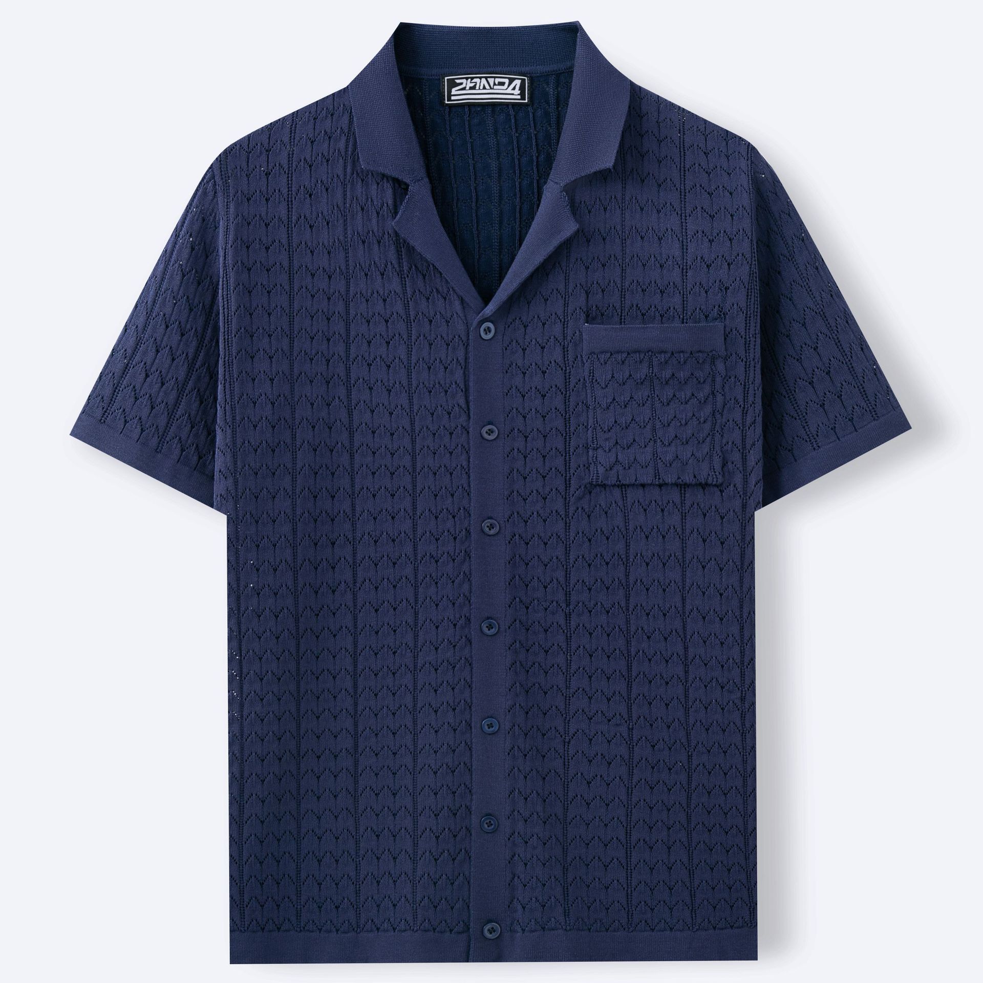 Men's Summer Half Sleeve Cuban Collar Knitted Polo Shirt - LAKD London
