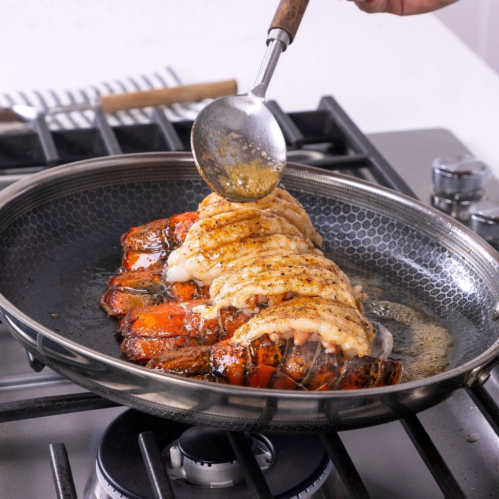 2026 Set de casseroles en acier inoxydable 6 pièces avec couvercles en verre – Noir