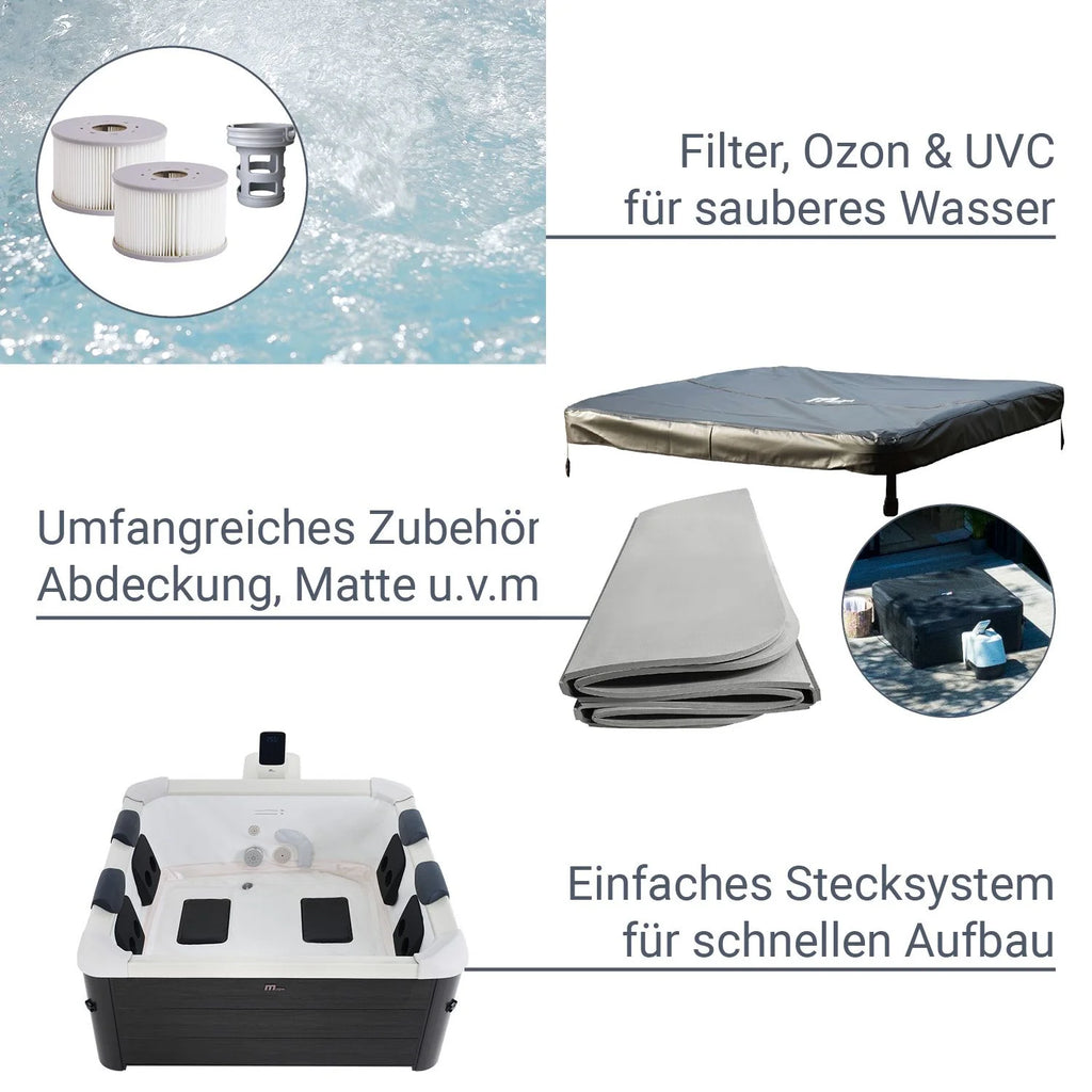 2026 Whirlpool Oslo mit LED-Beleuchtung