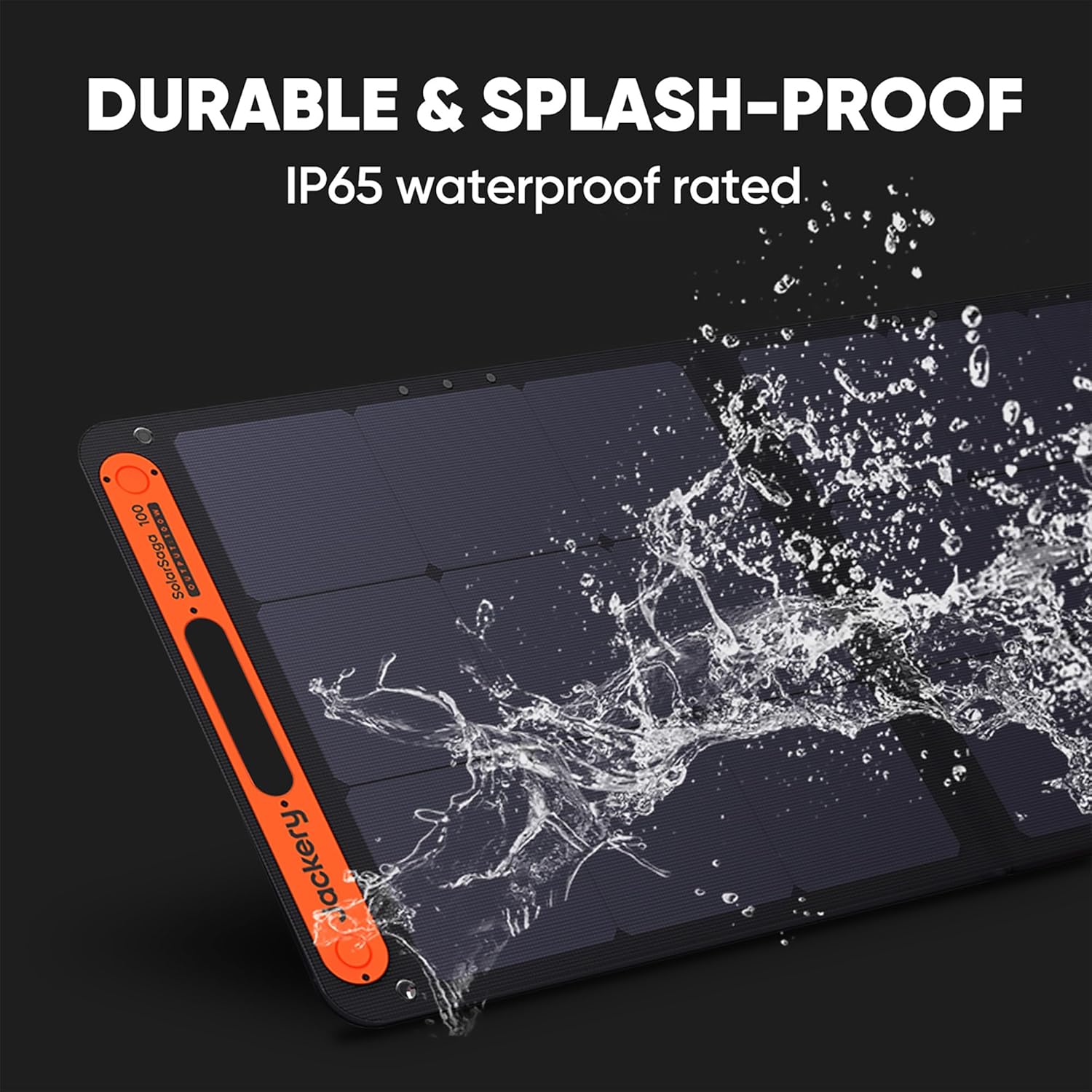 2026 Tragbares 100-W-Solarpanel für das Kraftwerk Explorer 240/300/500/1000/1500, faltbares Solarzellen-Solarladegerät mit USB-Ausgängen für Telefone, ideal für Dächer, Outdoor-Camping und Wohnmobile