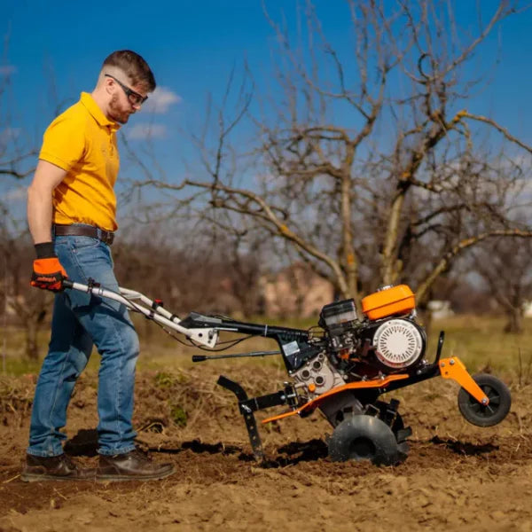 2026 Motoculteur thermique puissant de 212 cm,80 cm de largeur. -